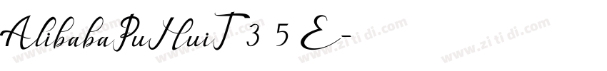 AlibabaPuHuiT 3 95 E字体转换 AlibabaPuHuiT 3 95 E字体转换